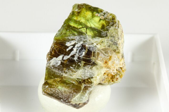 Green Titanite (Sphene) Crystal - Tanzania #379741
